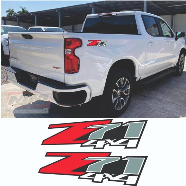 Calcas Sticker Calcomanias Chevrolet Cheyenne Rst Z71 20