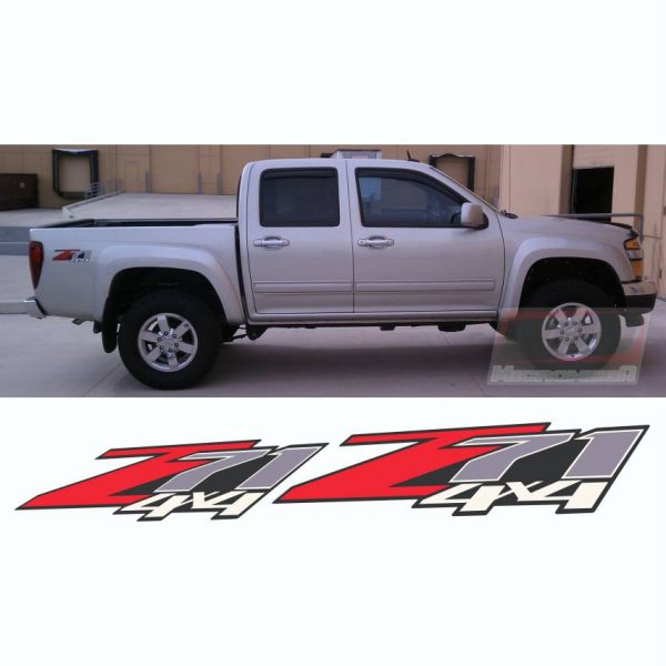 Calcas Sticker Calcomanias Chevrolet Colorado y Canyon z71 4x4 2004