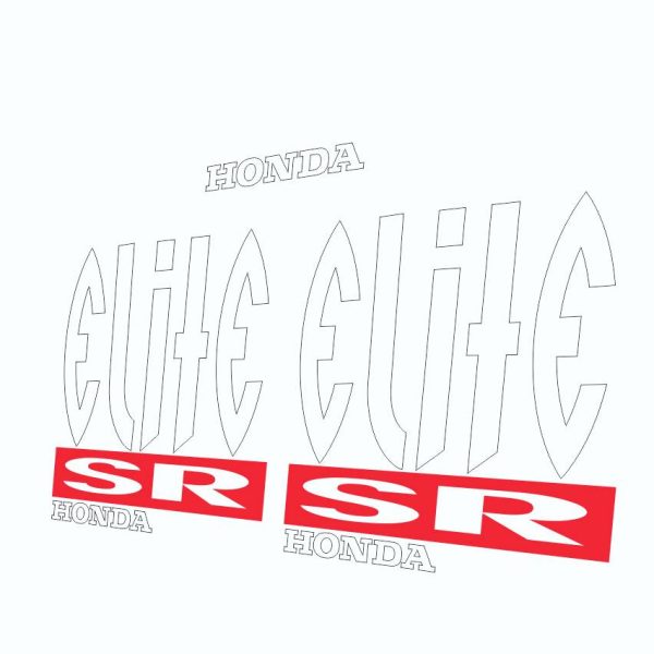 Calcas Sticker Calcomanias Honda Elite 2000