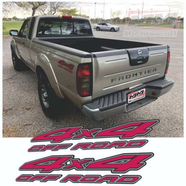 Calcas Sticker Calcomanias Nissan Frontier Off Road 4x4 01-04