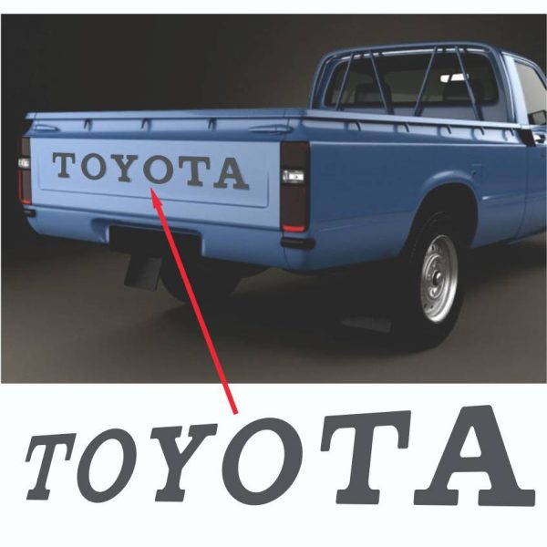 Calcas Sticker Calcomanias Toyota 1988 batea