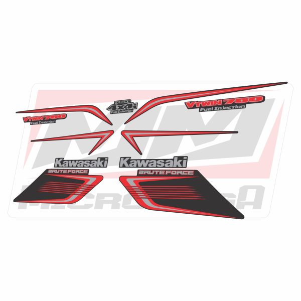 Calcas Sticker Calcomanias Kawasaki Brute Force 750 2008