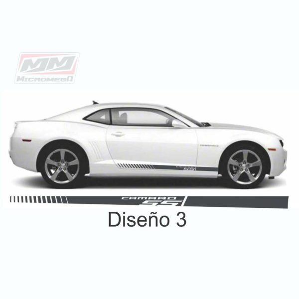 Calcas Sticker Calcomanias  Camaro 10-14 Estribo - Imagen 3