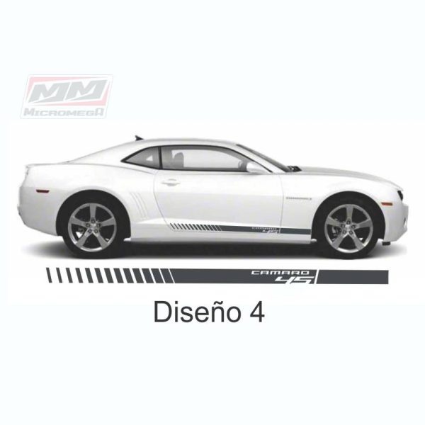 Calcas Sticker Calcomanias  Camaro 10-14 Estribo - Imagen 4