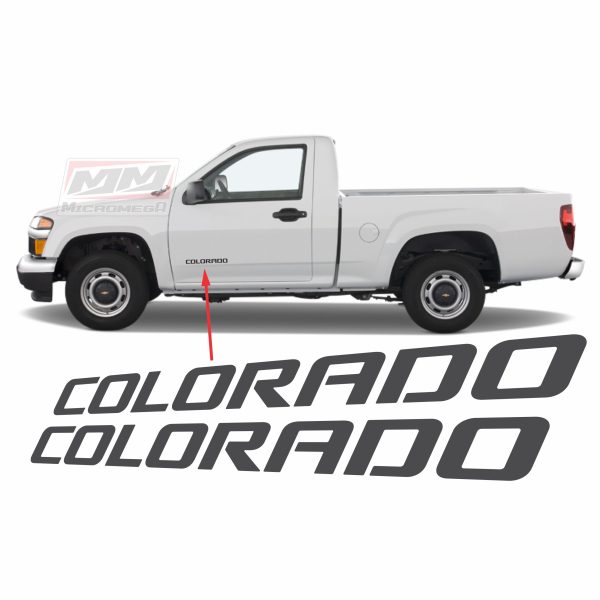 Calcas Sticker Calcomanias Chevrolet Colorado Puerta