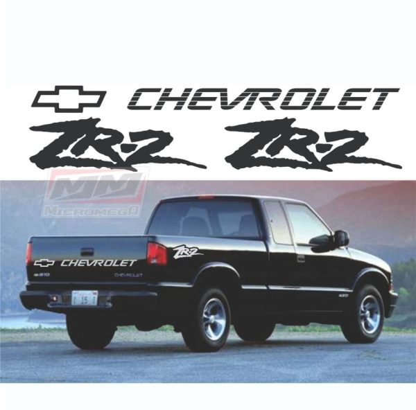 Calcas Sticker Calcomanias Chevrolet S10 Zr-2