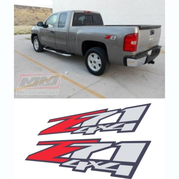 Calcas Sticker Calcomanias Chevrolet Cheyenne Z71 4x4 07 - 13