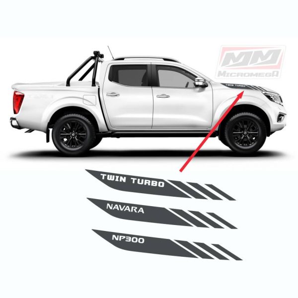 Calcas Sticker Calcomanias Nissan Frontier Np300 Navara cofre