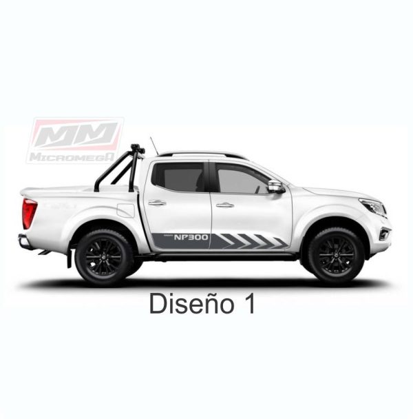 Calcas Sticker Calcomanias Nissan Np 300 Frontier Navara estribo