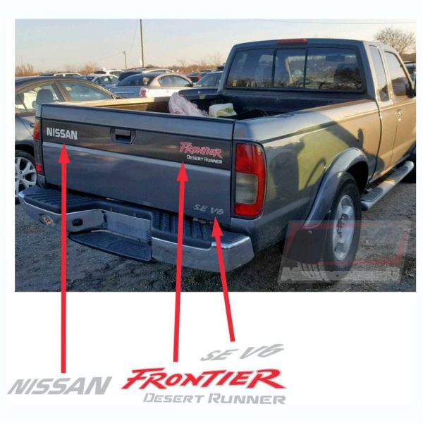 Calcas Sticker Calcomanias Nissan Frontier Desert Runner Se V6 batea