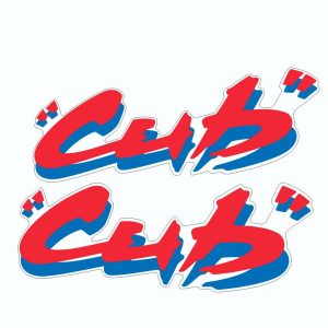Calcas Sticker Calcomanias Honda Cub 1990