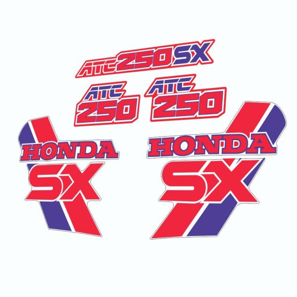 Calcas Sticker Calcomanias Honda Atc 200SX 87