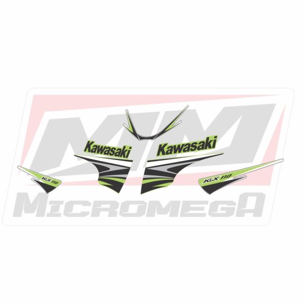 Calcas Sticker Calcomanias Kawasaki Klx 110 2010