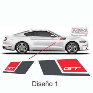 Calcas Sticker Calcomanias Mustang Salpicadera