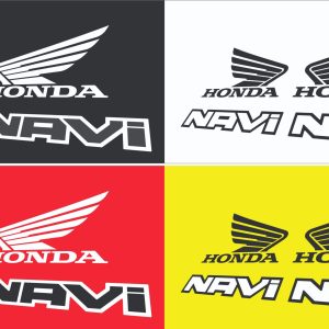 Calcas Sticker Calcomanias Honda Navi