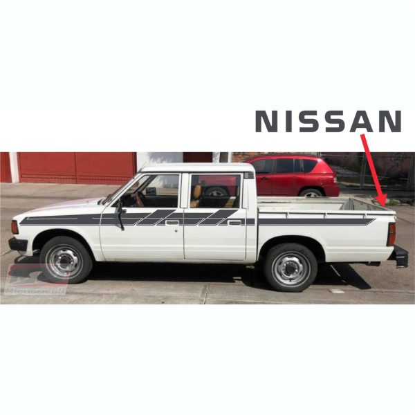 Calcas Sticker Calcomanias Nissan Doble Cabina mexicana 90-93