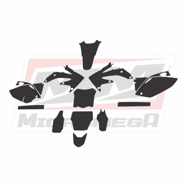 Plantilla Vectoriazada Honda Crf 450 (05-08)