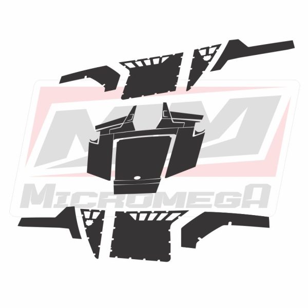 Plantilla Vectorizada Polaris Rzr 800 (07-10)
