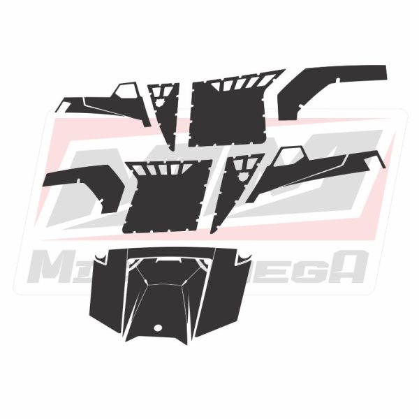 Plantilla Vectorizada Polaris Rzr 900 (11-13)