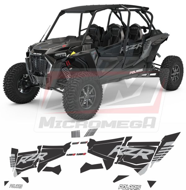 Calcas Sticker Calcomanias Rzr Xp 4 Turbo S-onyx Black 2021