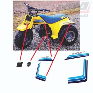 Calcas Sticker Calcomanias Suzuki Alt 50 1982 - 1983