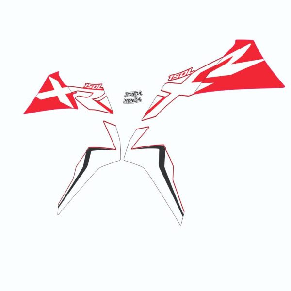 Calcas Sticker Calcomanias Honda Xr 150L 19-20