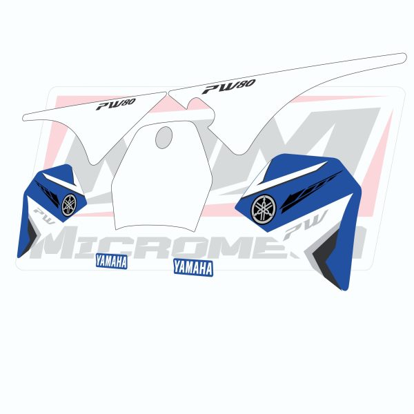 Calcas Sticker Calcomanias Yamaha Pw 80 2008