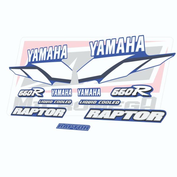 Calcas Sticker Calcomanias Yamaha Raptor 660 2002