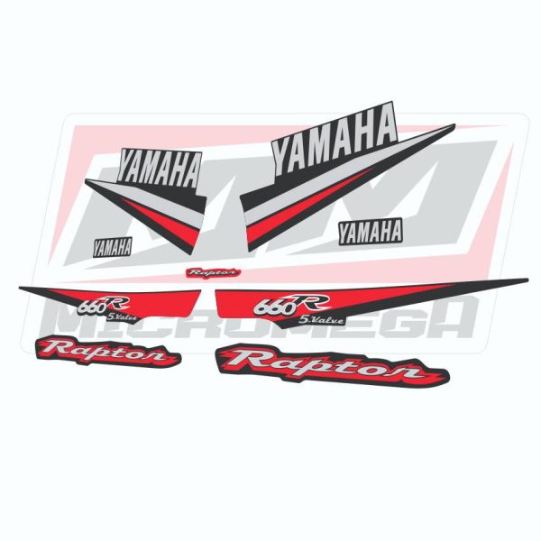 Calcas Sticker Calcomanias Yamaha Raptor 660 2003