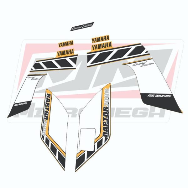 Calcas Sticker Calcomanias Yamaha Raptor 700 50 aniversario 2007