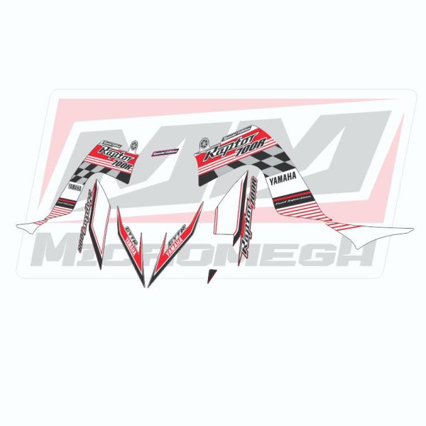 Calcas Sticker Calcomanias Yamaha Raptor 700 2008 edición especial