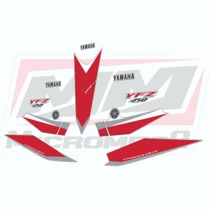 Calcas Sticker Calcomanias Yamaha Yfz450 2004 blanca