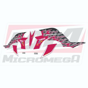 Calcas Sticker Calcomanias Yamaha Yfz450 2007 negra