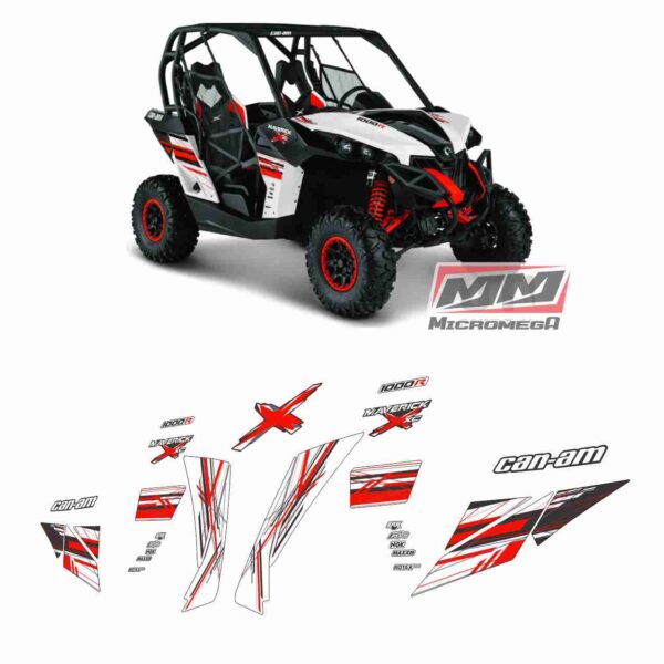 Calcas Sticker Calcomanias Can Am Maverick Xc 2015 2 plazas