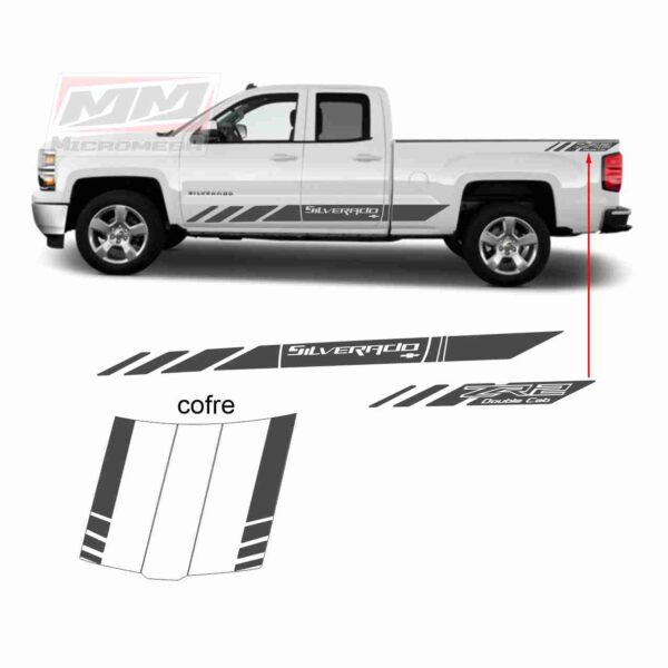 chevrolet silverado 14-15 doble cabina modelo 3