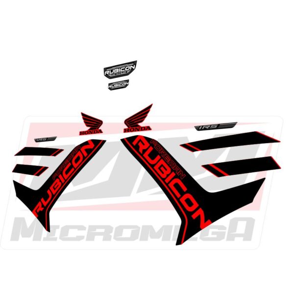 Honda-fourtrax-foreman-rubicon-4x4-roja