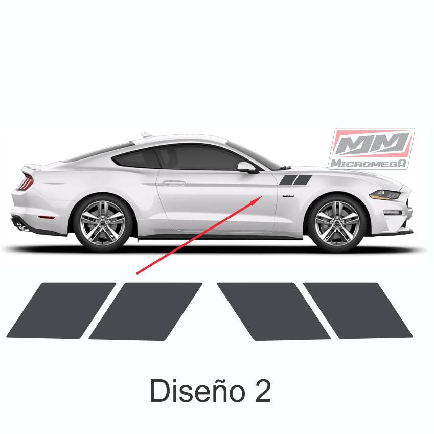 ford mustang 15-20 salpicadera 2