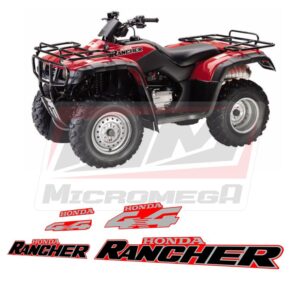 honda rancher 350 01-03 roja