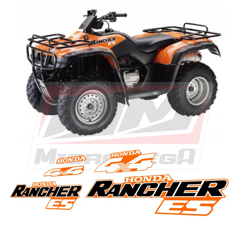 honda rancher 350 es 01-03 naranja