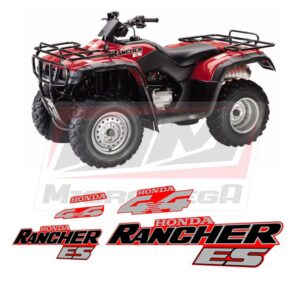 honda rancher 350 es 01-03 roja