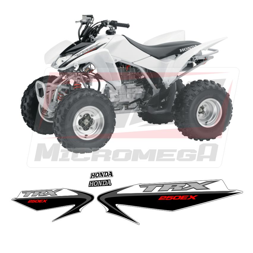 honda trx 250 ex 2008 blanca
