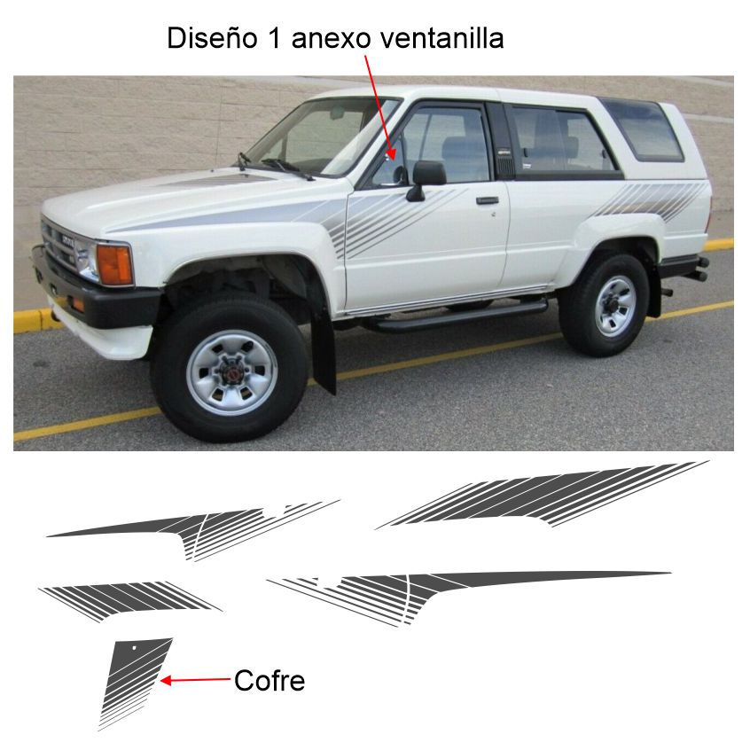 toyota 4runner sr5 1988 ventana anexo