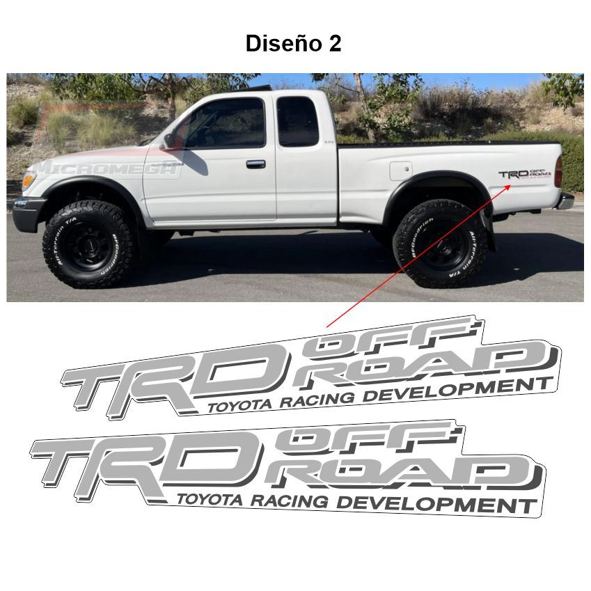 toyota tacoma trd off road 99-04 gris