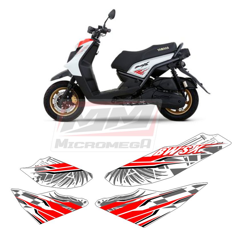 yamaha bws 125 2015 motard blanca