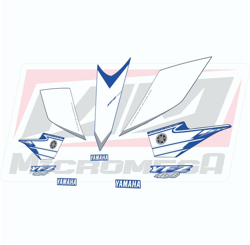 yamaha yfz 450 2007 azul