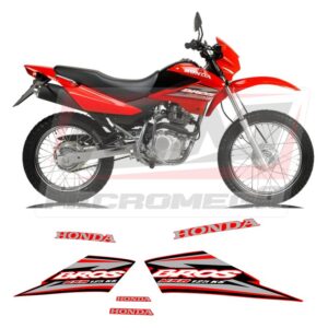 honda bros 125 2009 roja