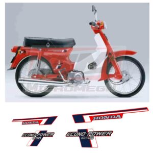 honda econopower c90 2001 roja