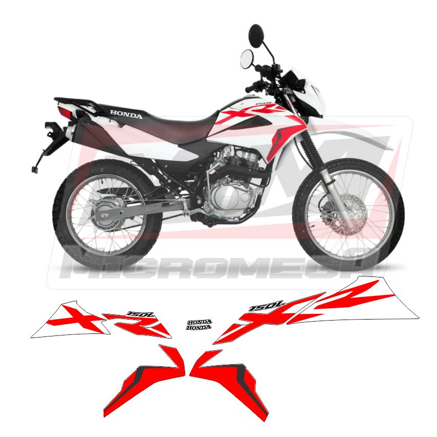 honda xr 150 l 19-20 blanca