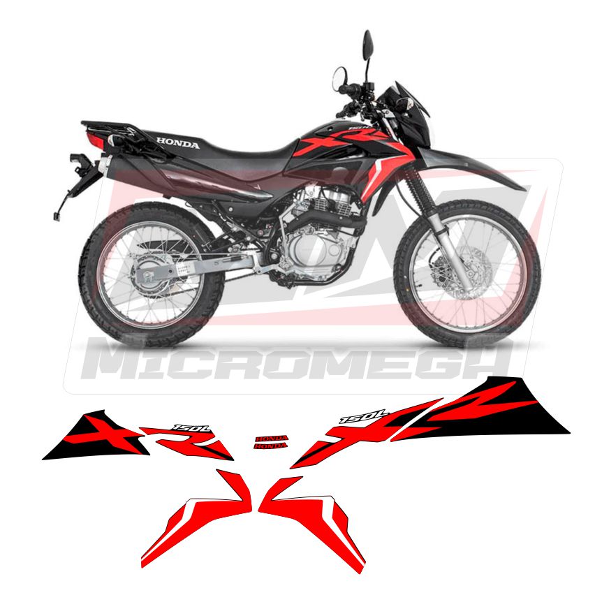 honda xr 150 l 19-20 negra