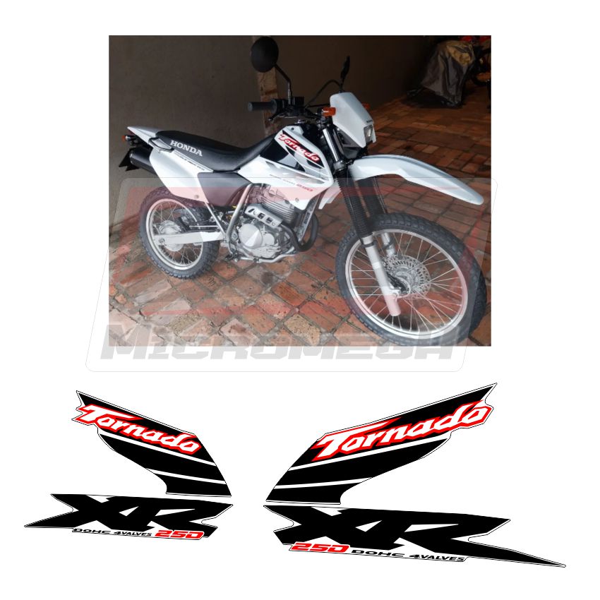 honda xr tornado 250 2003 blanca